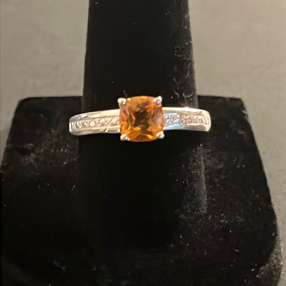 Lorenzo Sterling Silver Citrine Ring